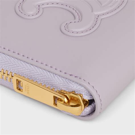 celine lilac wallet|CELINE Small Flap Wallet TRIOMPHE Light Lilac Shiny Calfskin .